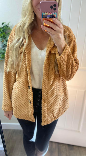 Spring Fleece Shacket