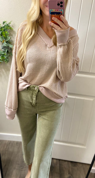 Acid Wash Straight Leg Raw Hem Denim