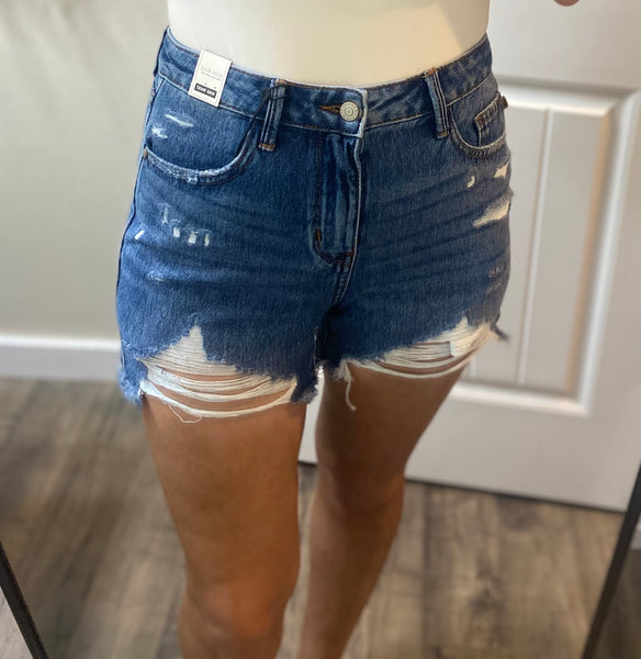 Judy Blue Rigid Magic Distressed Cutoff Shorts