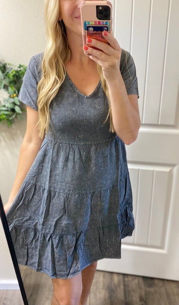 Mineral Washed Dress