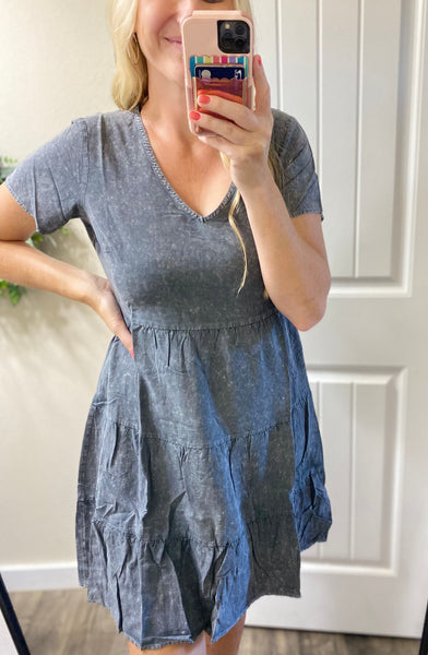 Mineral Washed Dress