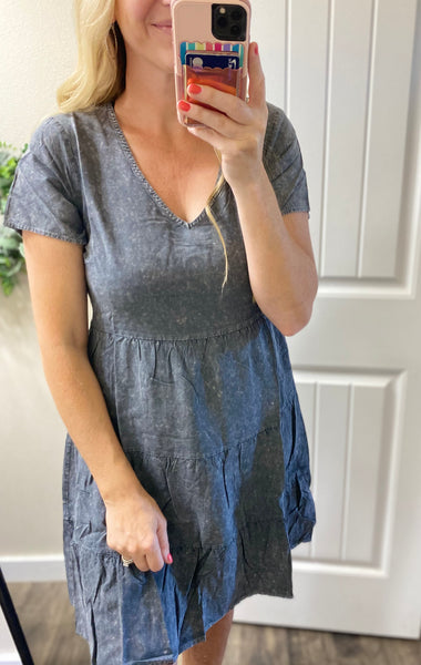 Mineral Washed Dress