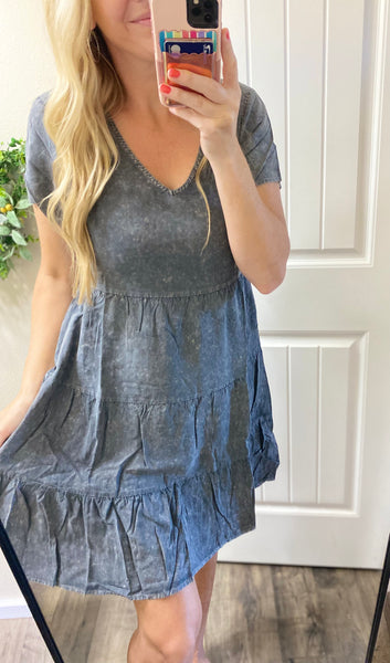 Mineral Washed Dress