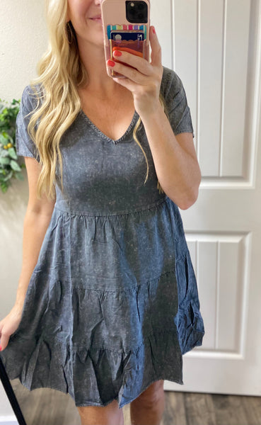 Mineral Washed Dress