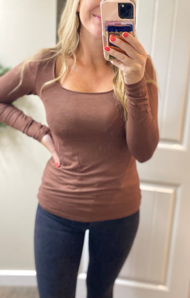 MM Square Neck Long Sleeves (Multiple colors)