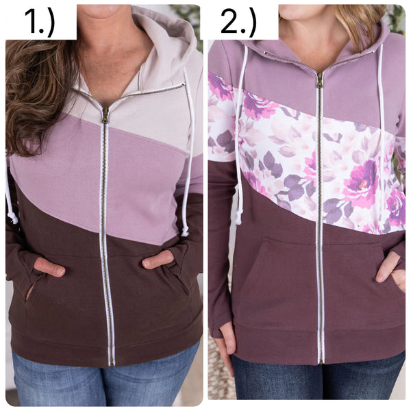 MM Colorblock Full Zip Hoodies