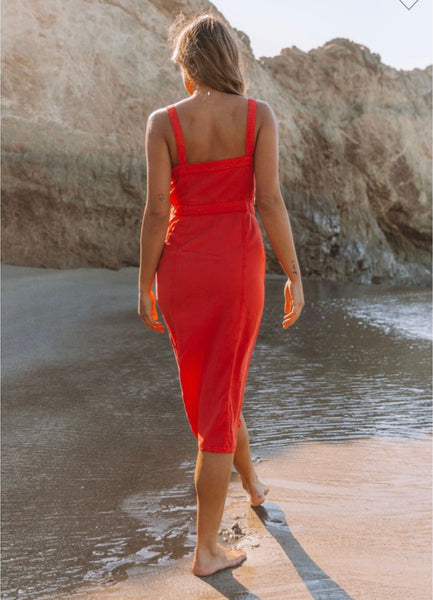 Lovestitch Button Up Midi Dress