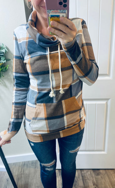 Ampersand Ave. Fall Check Cowlneck