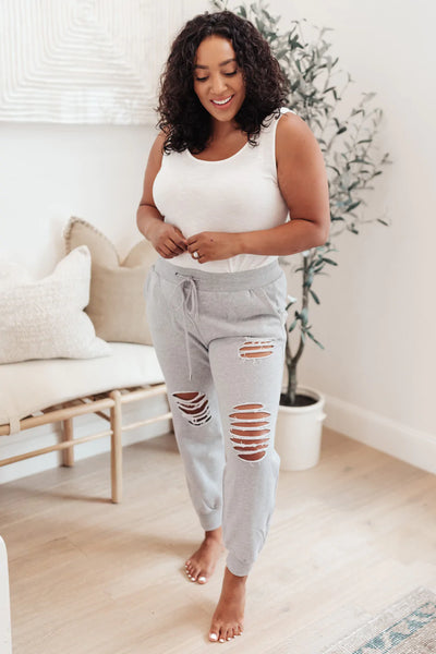 OLD Kick Back Distressed Joggers