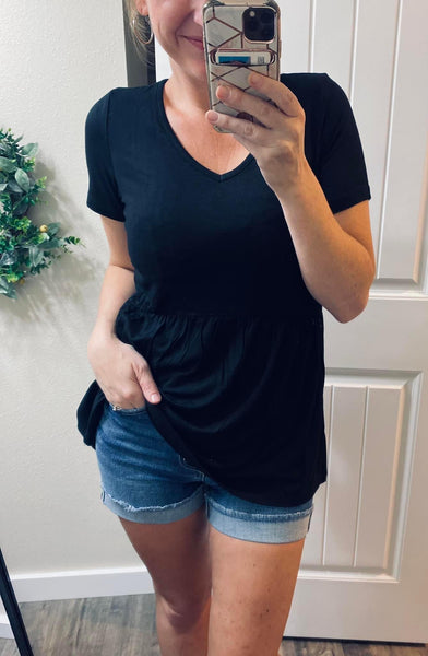 Ruffle Babydoll Top