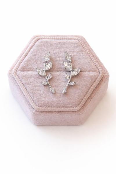 Ivy Earrings- Silver