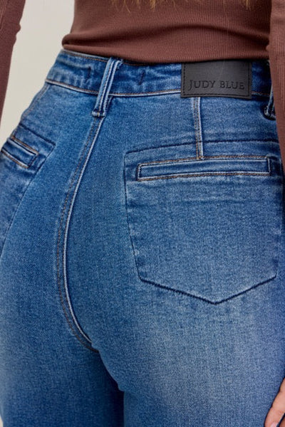 Judy Blue Buttonfly Straight Denim