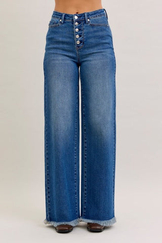 Judy Blue Buttonfly Straight Denim