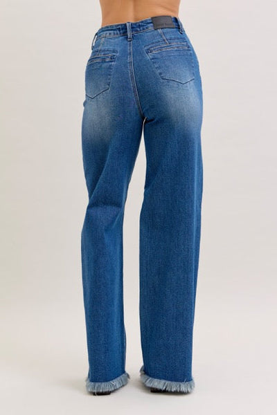 Judy Blue Buttonfly Straight Denim