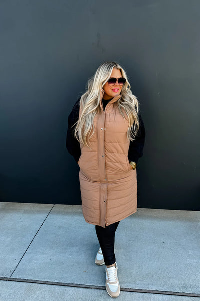 Long Puffer Vest