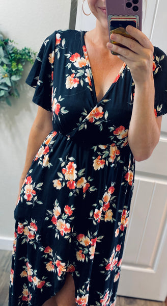 Floral Hi-Low Dress