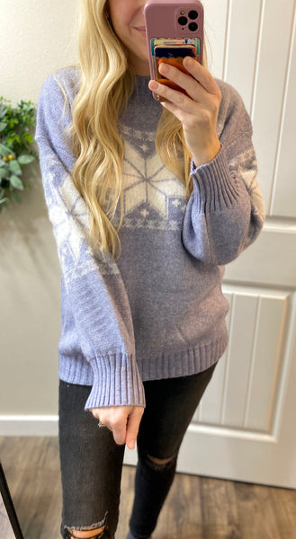 Winter Snowflake Sweater