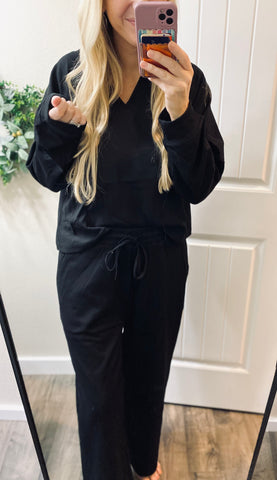 Black Lounge Set
