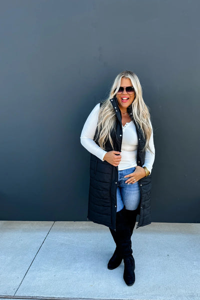 Long Puffer Vest