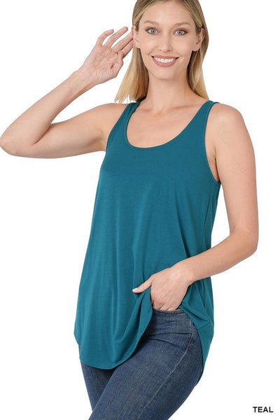 Sleeveless Round Neck Tank
