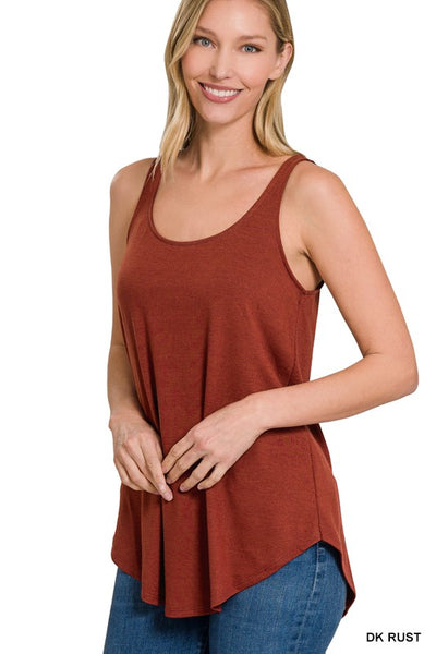 Sleeveless Round Neck Tank