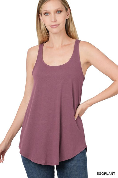 Sleeveless Round Neck Tank