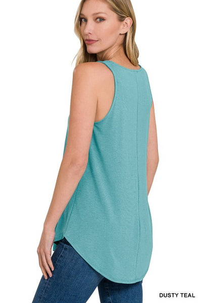 Sleeveless Round Neck Tank