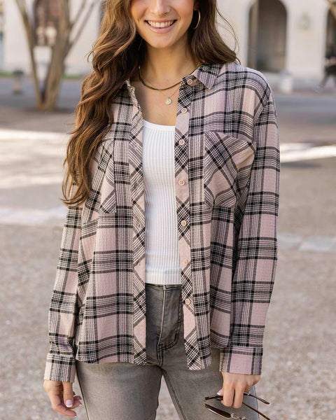 Soft Button Up Plaid G & L