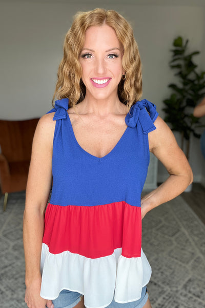 American Color Block Tank