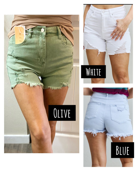 Risen Distressed Shorts