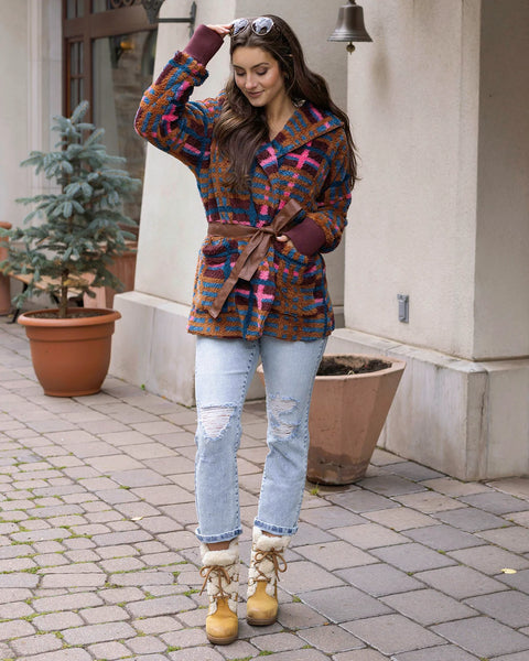 Fleece Plaid Jacket