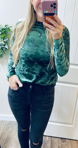 Forest Holiday Velvet Top G&L