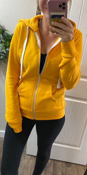 Gold Fleece Full Zip Hoodie