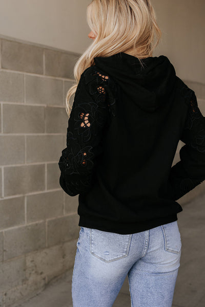 University Hoodie - Love Story Black