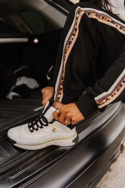 Ampersand Ave. Animal Stripe Track Joggers