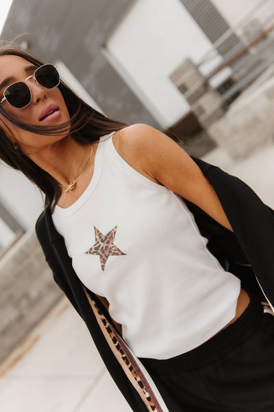 Ampersand Ave. Leopard Star Tank