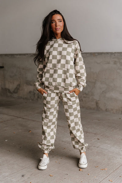 Ampersand Ave. Checkered Joggers