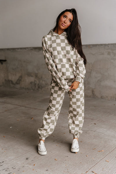 Ampersand Ave. Checkered Hoodie