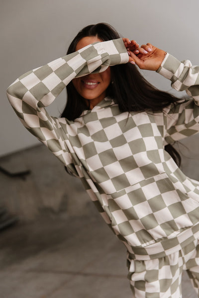 Ampersand Ave. Checkered Hoodie