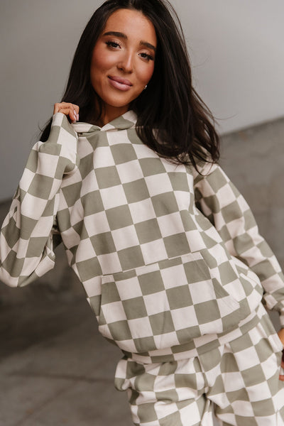 Ampersand Ave. Checkered Hoodie