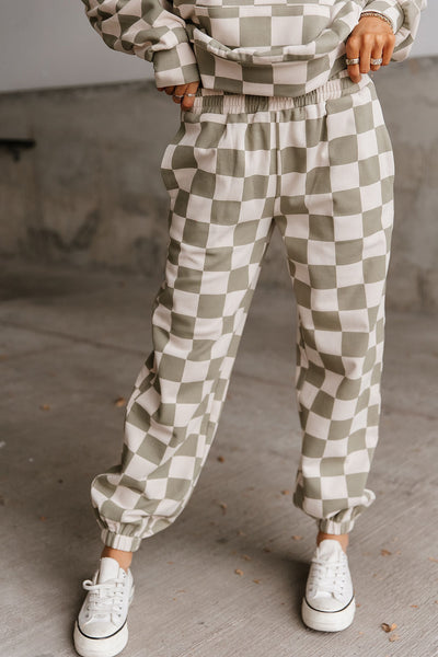 Ampersand Ave. Checkered Joggers