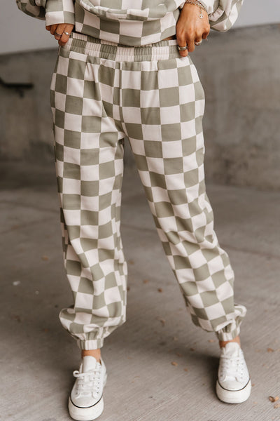 Ampersand Ave. Checkered Joggers