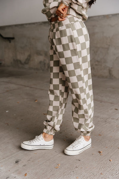 Ampersand Ave. Checkered Joggers
