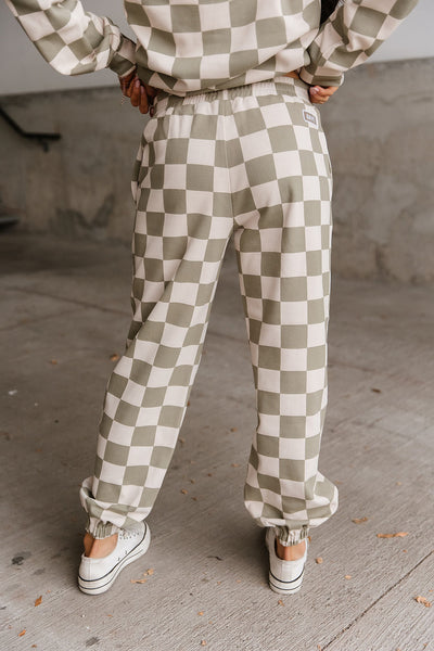 Ampersand Ave. Checkered Joggers