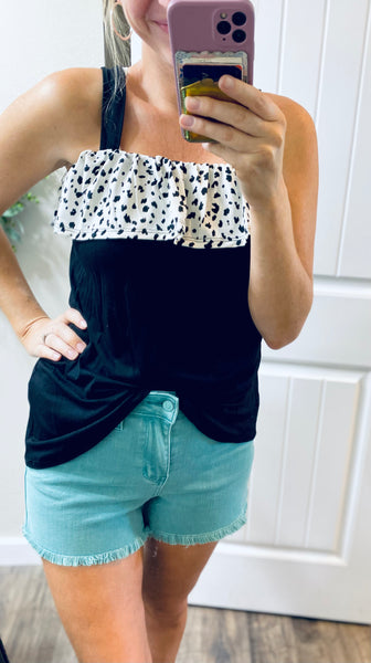 Polka Dot Detail Tank