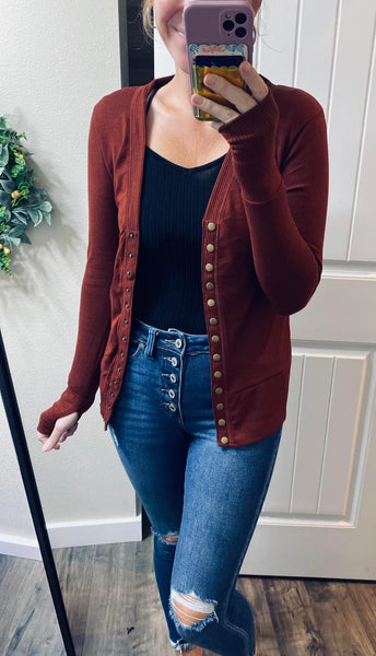 Snap Button Cardigan