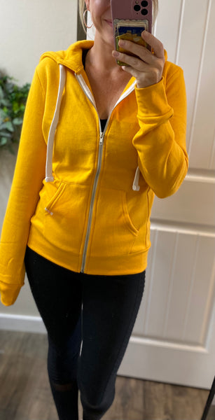 Gold Fleece Full Zip Hoodie