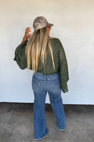 PREORDER Blakeley Fall Colors Free Spirit Bell Sleeve Top