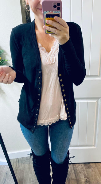 Snap Button Cardigan