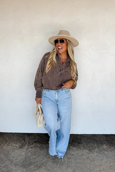 Preorder Blakeley Quincy Wide Leg Jeans